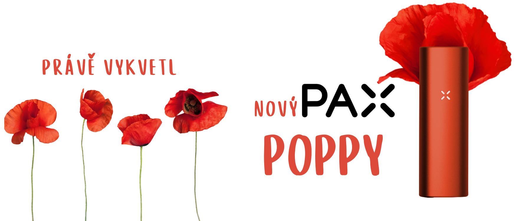 Nová barva vaporizéru PAX Mini - poppy