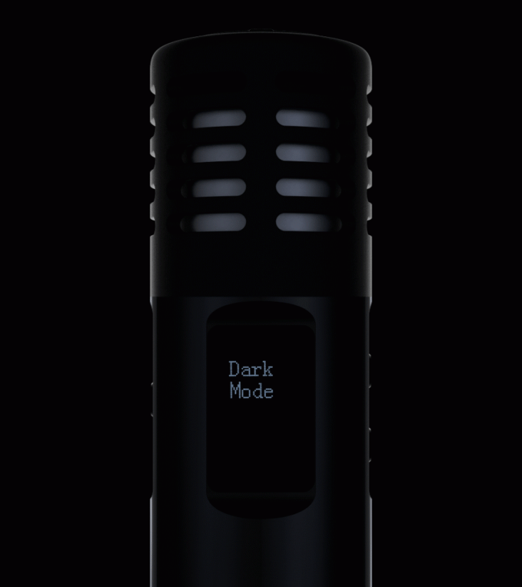 Arizer Air MAX dark mode
