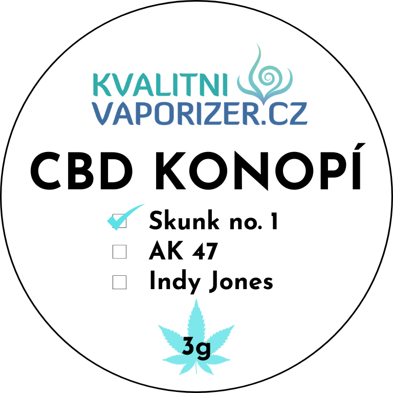 CBD konopí - Skunk no.1 - 3 g - Zelená farma