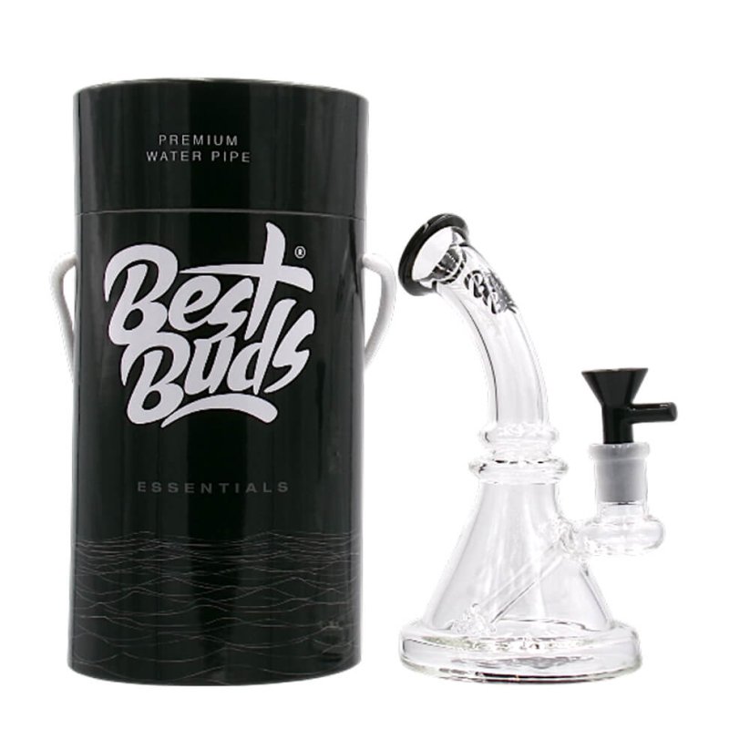 Best Buds Bent Neck - sklěněný bong k vaporizéru